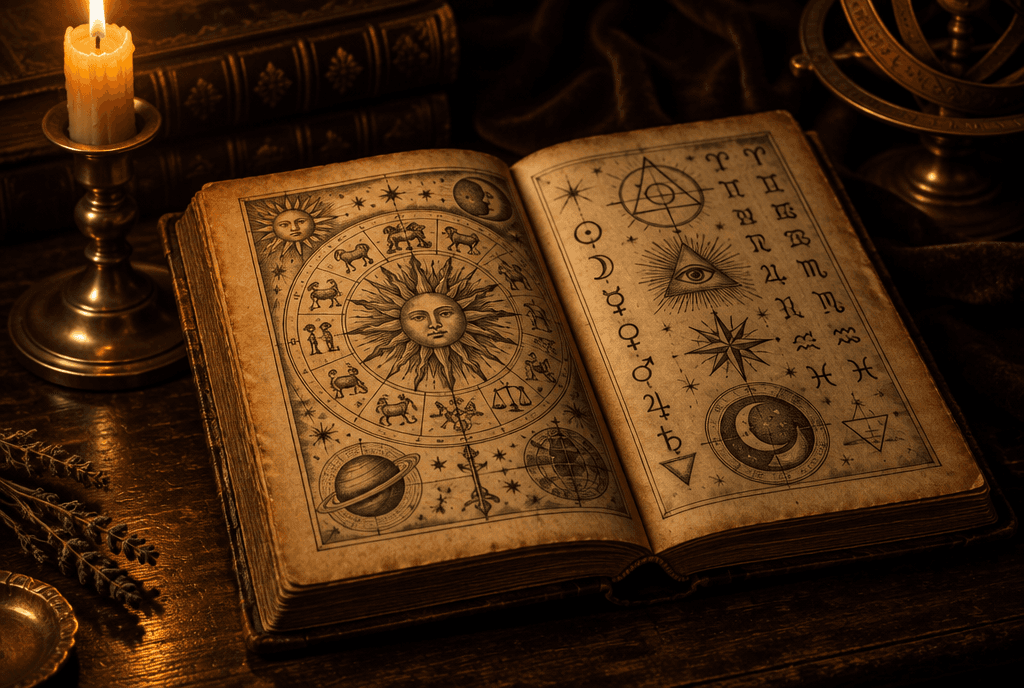 Jeu de tarot de Marseille et nappe sombre, à la lueur d'une bougie